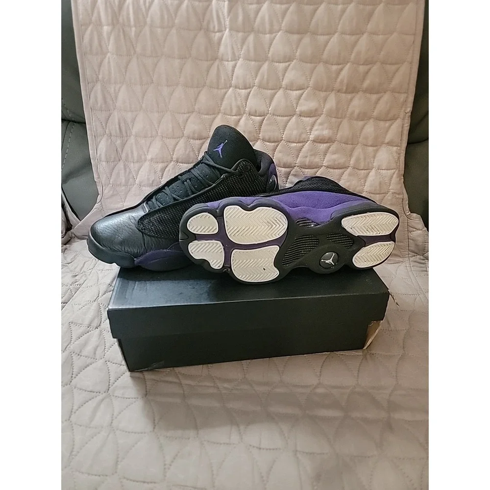 Air Jordan 13 Retro Court Purple Men's Size 7Y‎